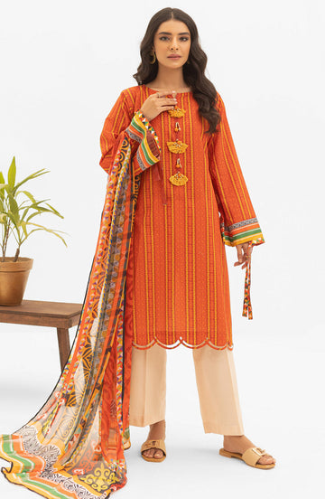 Orient NRDS 22 011 U Orange Summer Spring Lawn 2022 Online Shopping